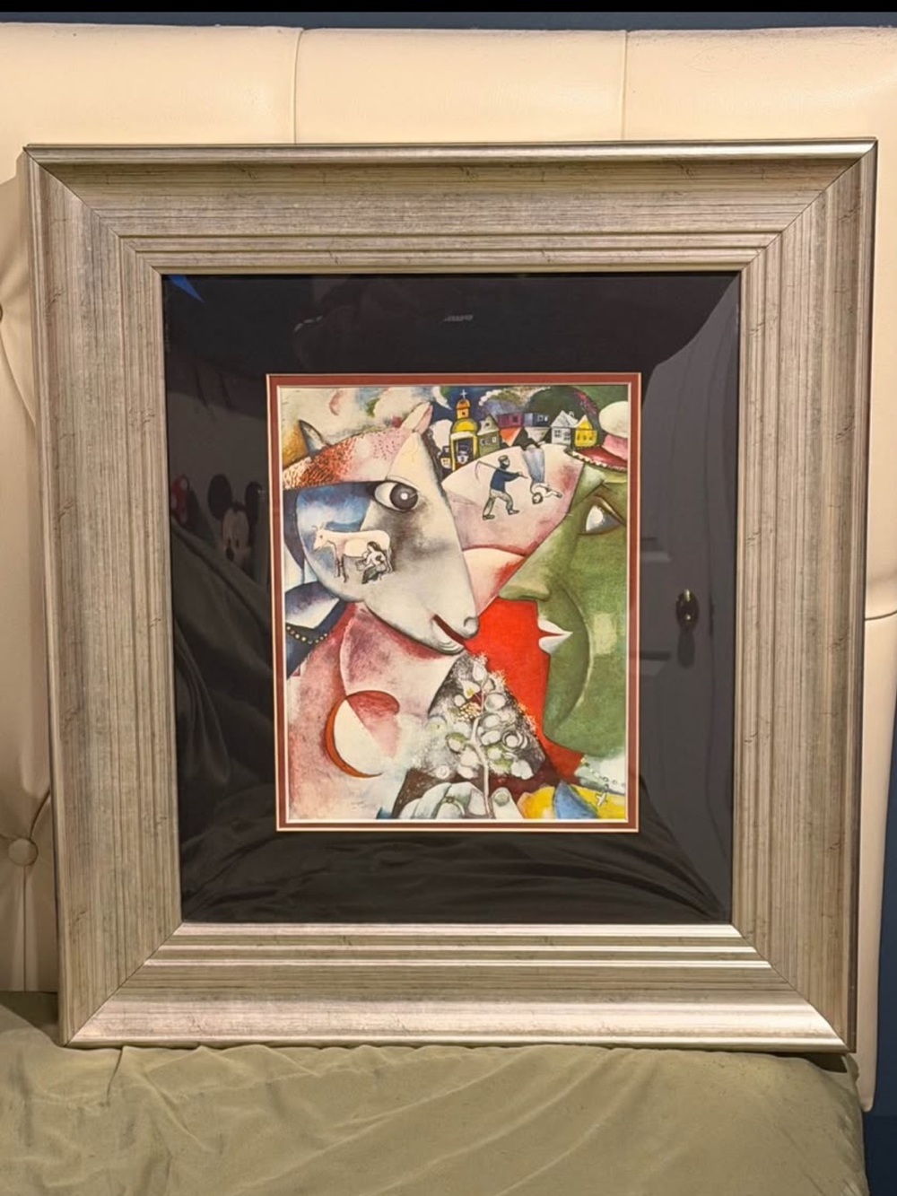 Marc Chagall - “I and the Village” Color Plate Lithograph 1957